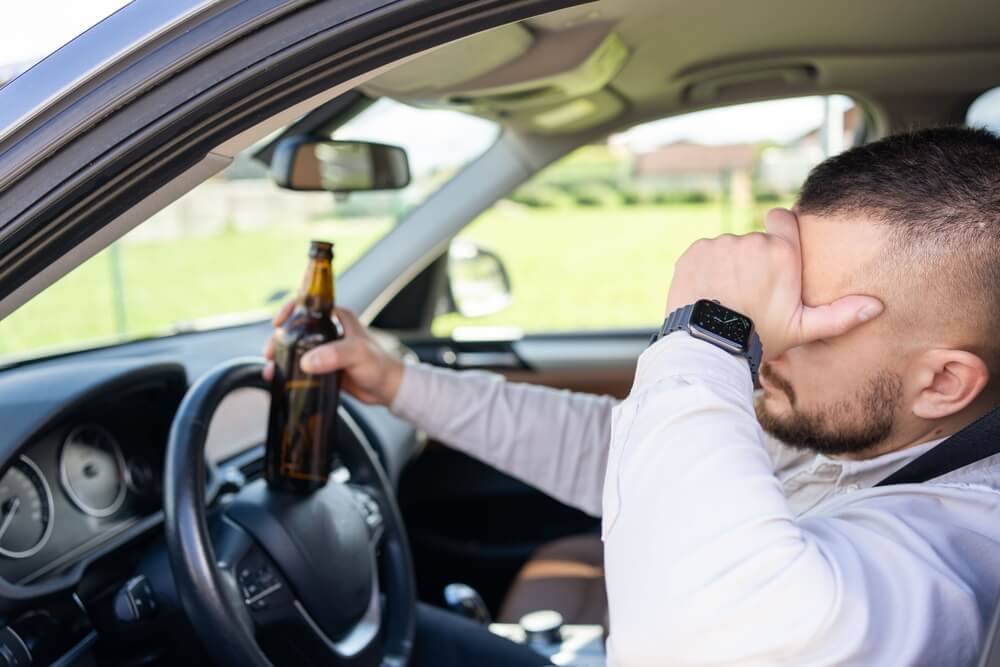 can you drive drunk on your own property